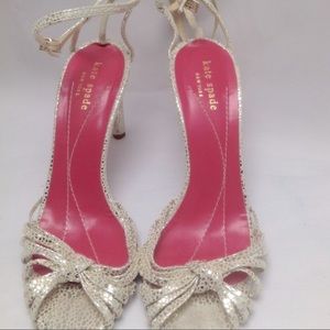 Kate spade gold heel